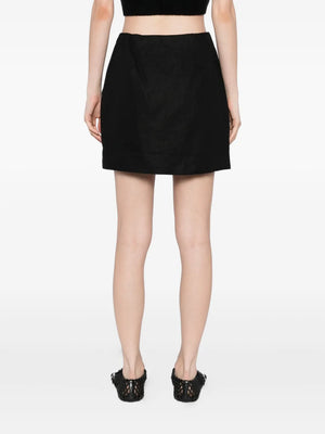 Alice Skirt in Black - back view featuring the stylish cut and comfortable fit.
