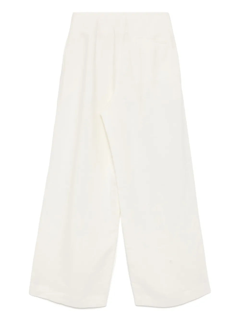 Mini Pleat Trouser in Ivory