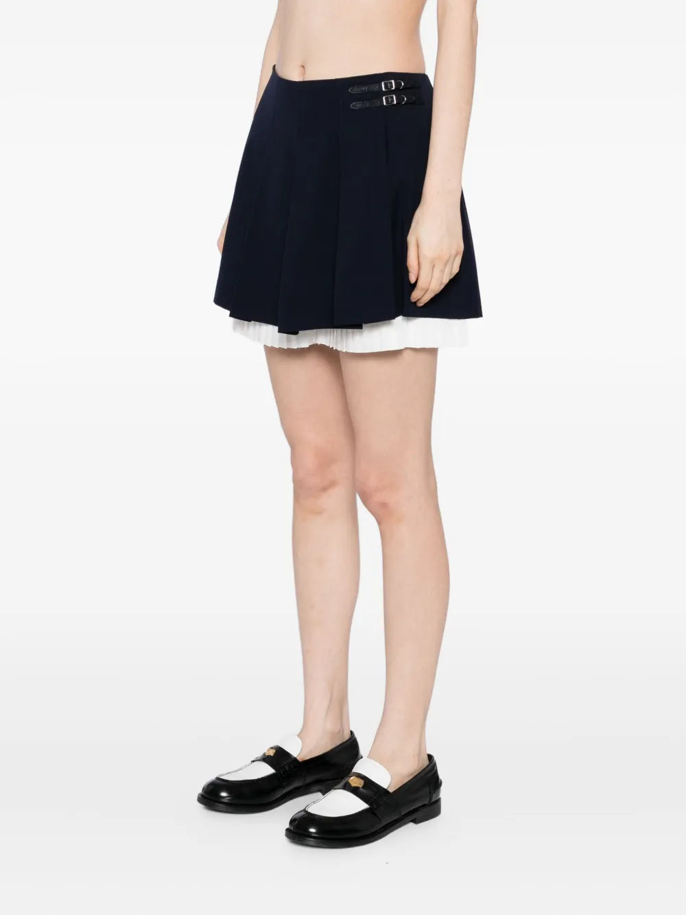 Suzie Pleated Skort in Midnight