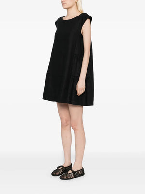 Matilda Shift Mini Dress in Black