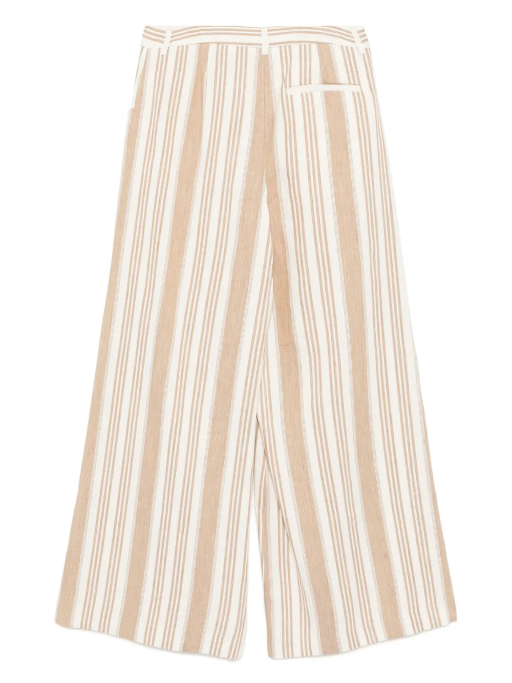 Demie Trouser in White/Khaki