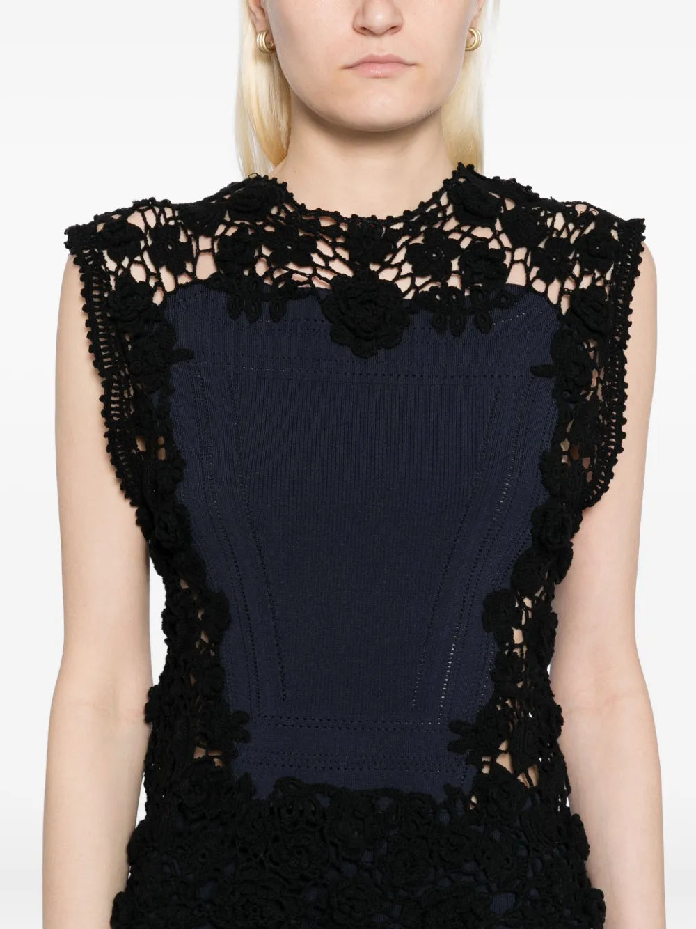 Gigi Sleeveless Knit Top in Eclipse