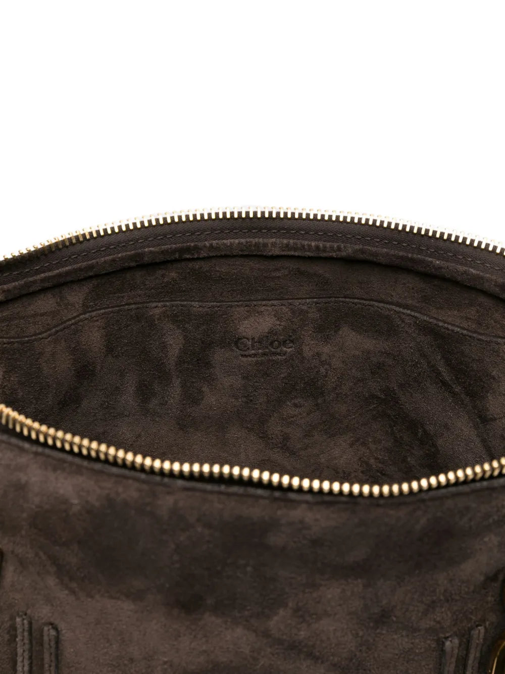 Marcie Double Carry Bag in Kohl Brown worn crossbody, exemplifying its versatility and chic design.