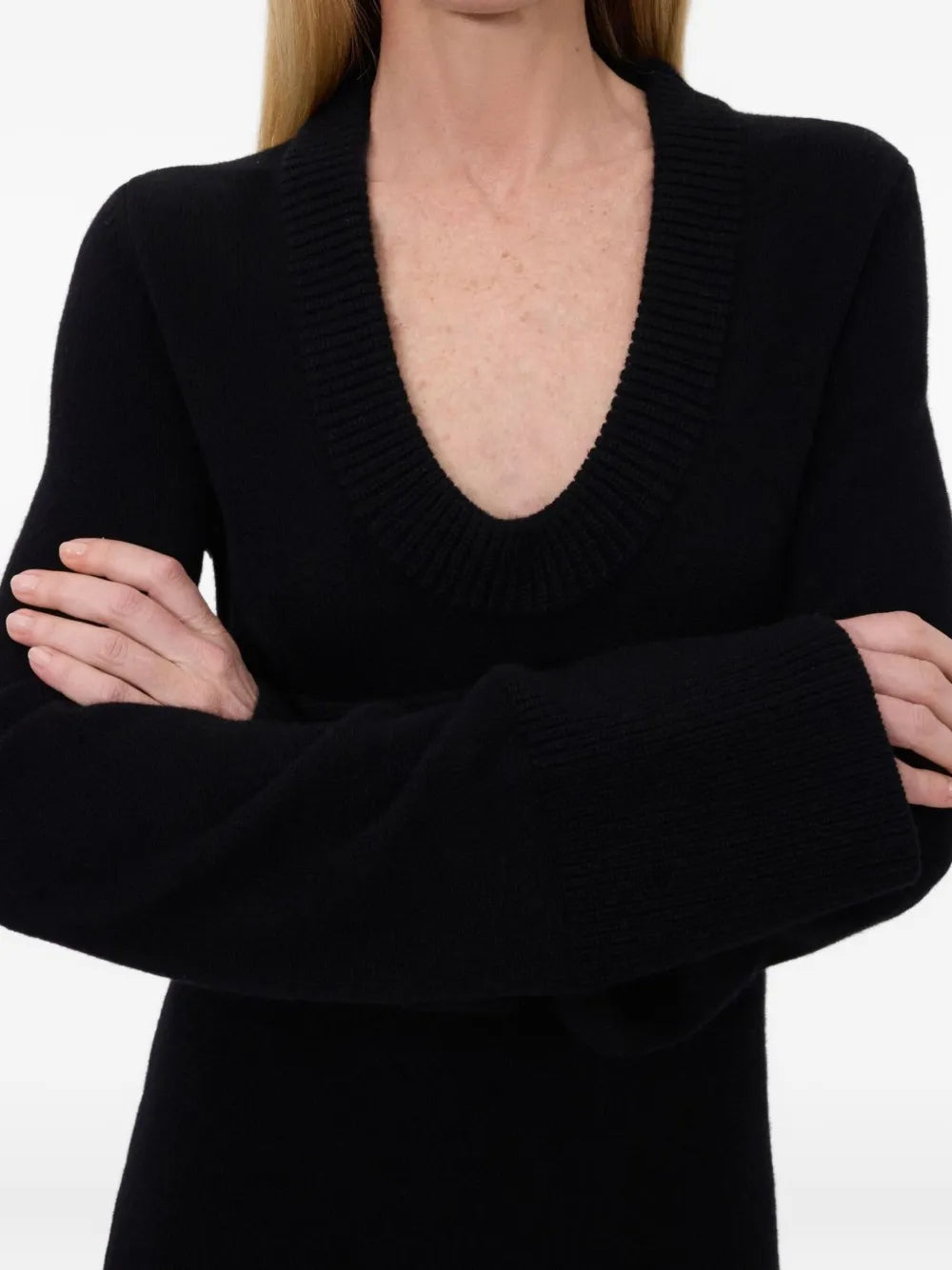 Ari Dress in Black by Loulou de Saison, beautifully crafted in Italy with a sophisticated style.
