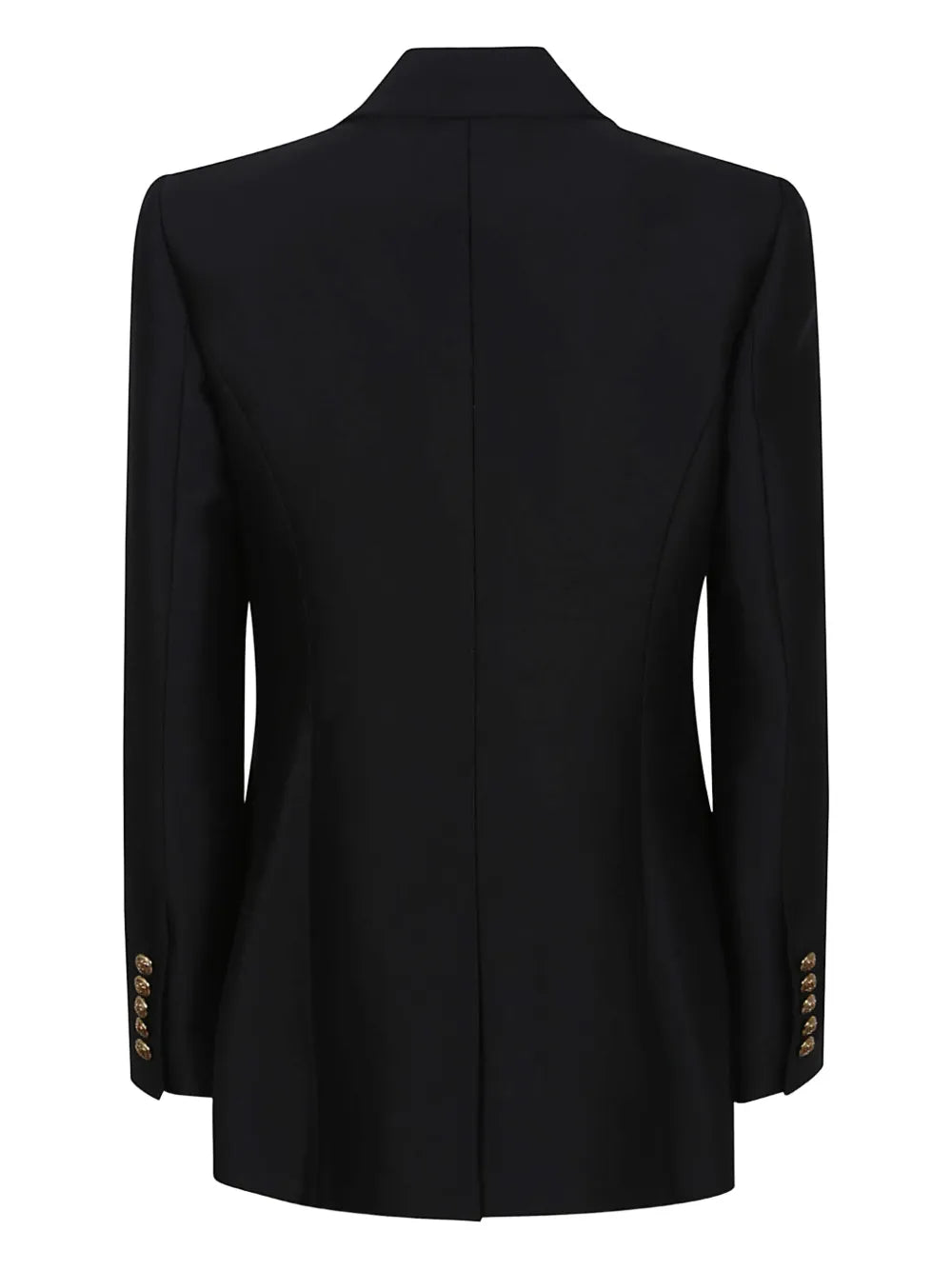 Runway shot of the Hypnotic Tailored Jacket in Black, capturing its striking appearance and elegance as seen in Zimmermann's latest collection.