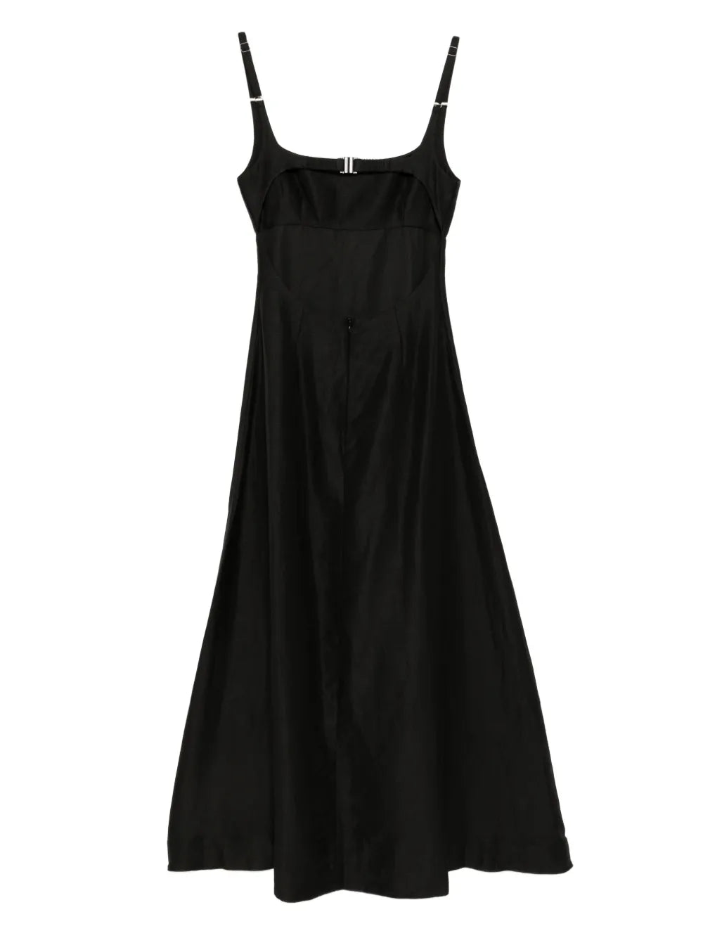 Bormio Open Back Maxi Dress in Black