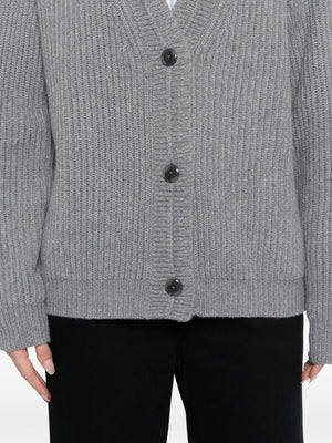 Cardi in Medium Heather Grey