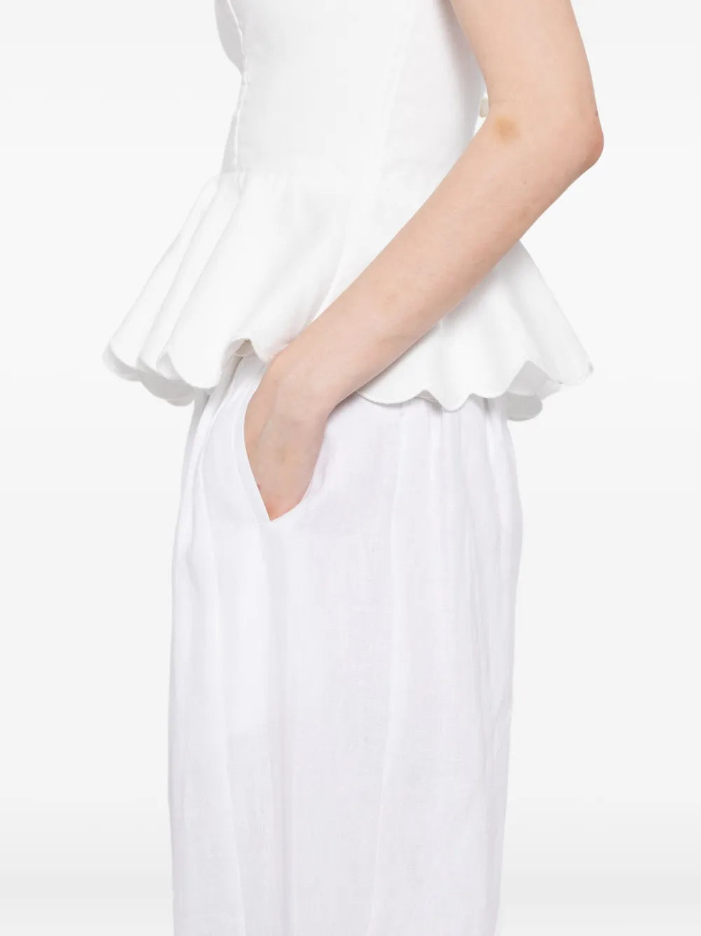 Parker Trouser in Ivory
