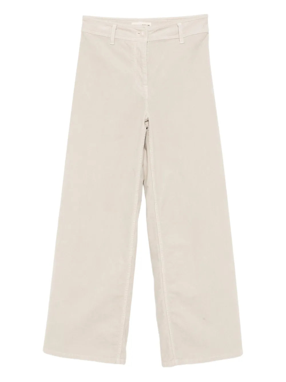 Megan Pant in Gesso by Nili Lotan, showcasing the soft stretch corduroy fabric and cropped ankle length.