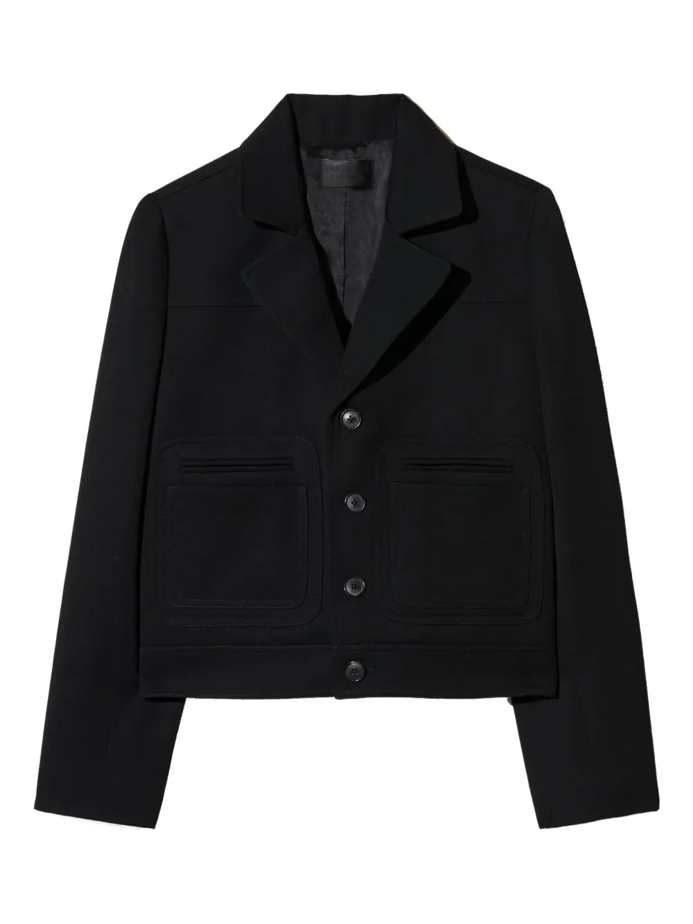 Georgy Jacket in Black by Nili Lotan showcasing a stylish design with pocket details.