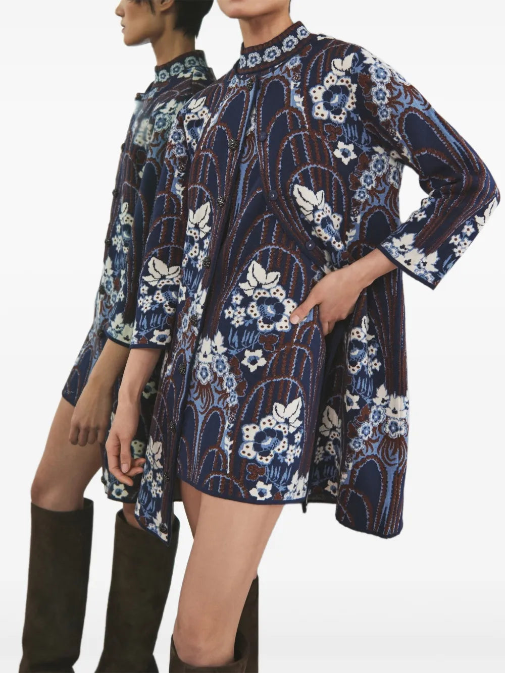 Ayla Mini Dress in Fontaine Navy