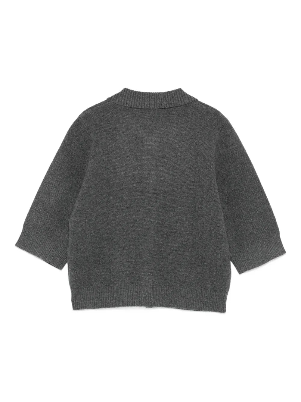 Como Short Cardigan in Grey Melange