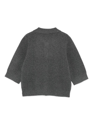 Como Short Cardigan in Grey Melange