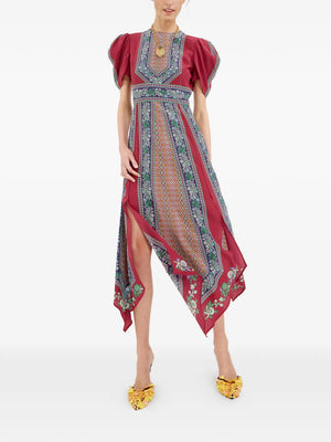 elegant dress with scarf Muse Bandeau Draped Maxi Dress With Neck Scarf main image 1
