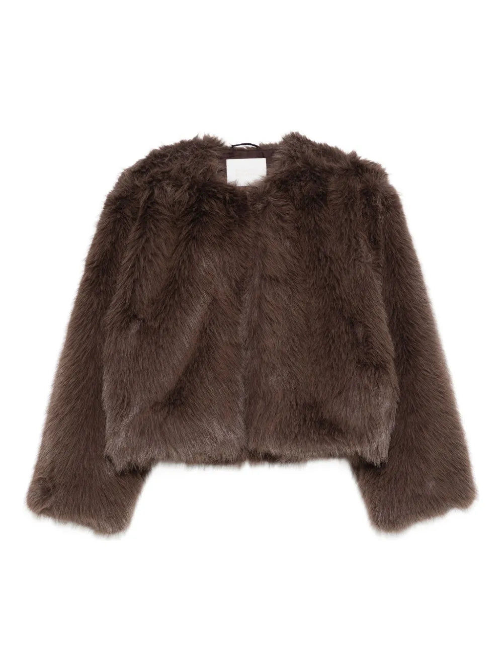 Esme Jacket in Honey - Plush faux fur jacket by Citizens of Humanity featuring a relaxed silhouette.