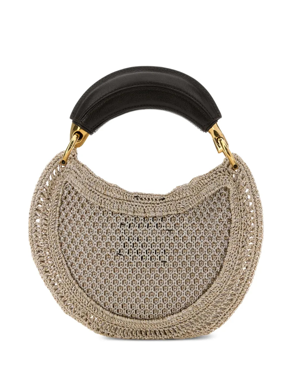 Mini Summer Banana Hobo Bag in Silver, highlighting its unique design and dimensions, perfect for summer accessories.