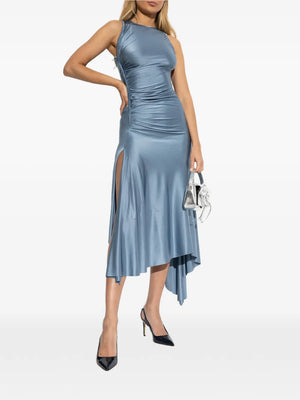 Victoria Beckham Twist Dress in Stone – ZOË