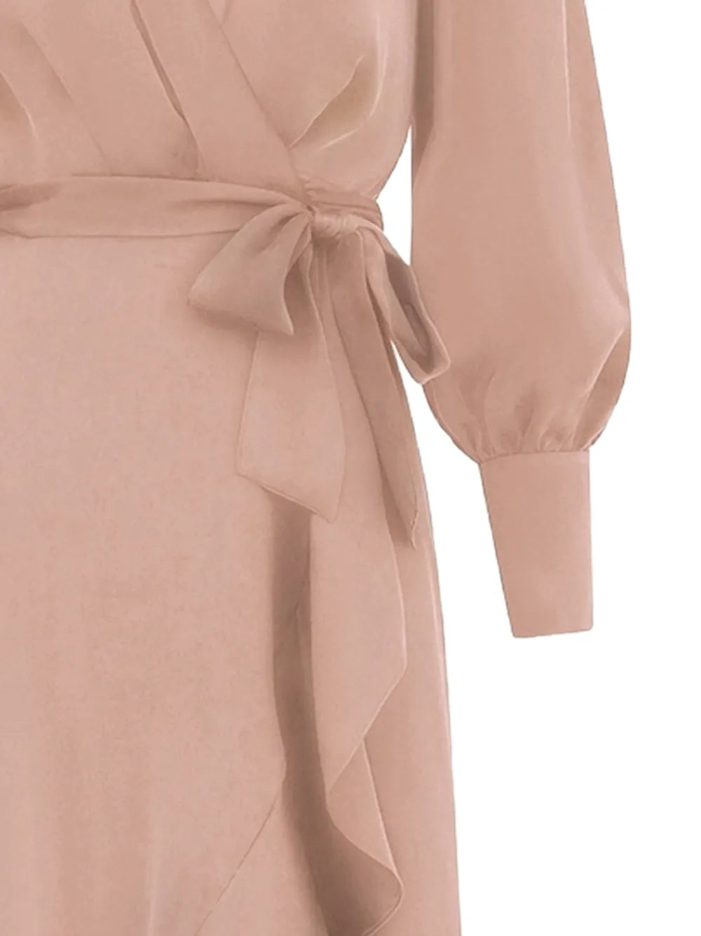 open lace back dress Jaki Juliette V Neck Dress, Dusty Pink for Women, Technical Fabric with Stretch, Made in Italy
