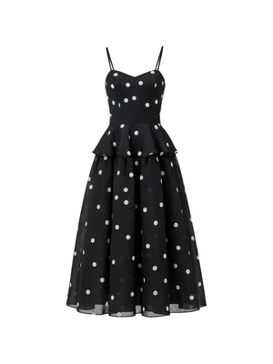 alexis black and white dress embroidered dress