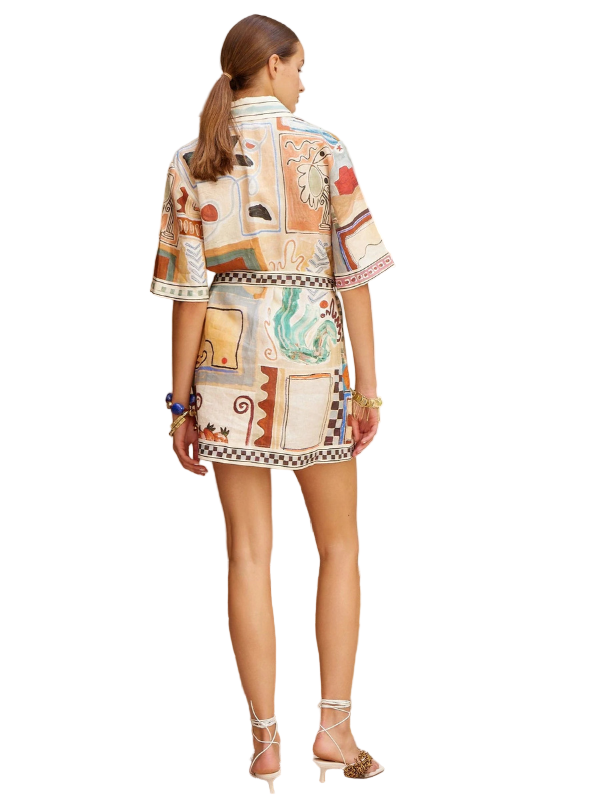 Michelle Mini Dress in Multi