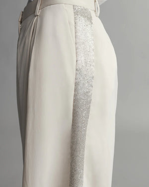Sullivan Pant with Beaded Tux Stripe in French Oak
