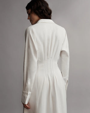 Main Street After Midnight Dress in White