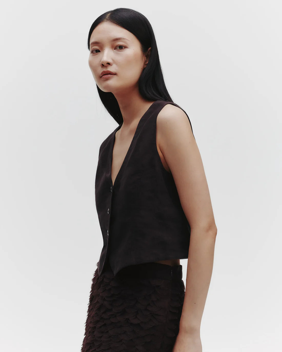Kiki's Vest in Dark Chocolate