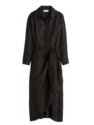 apiece apart black dress Margit Twist Front Column Dress S / Black