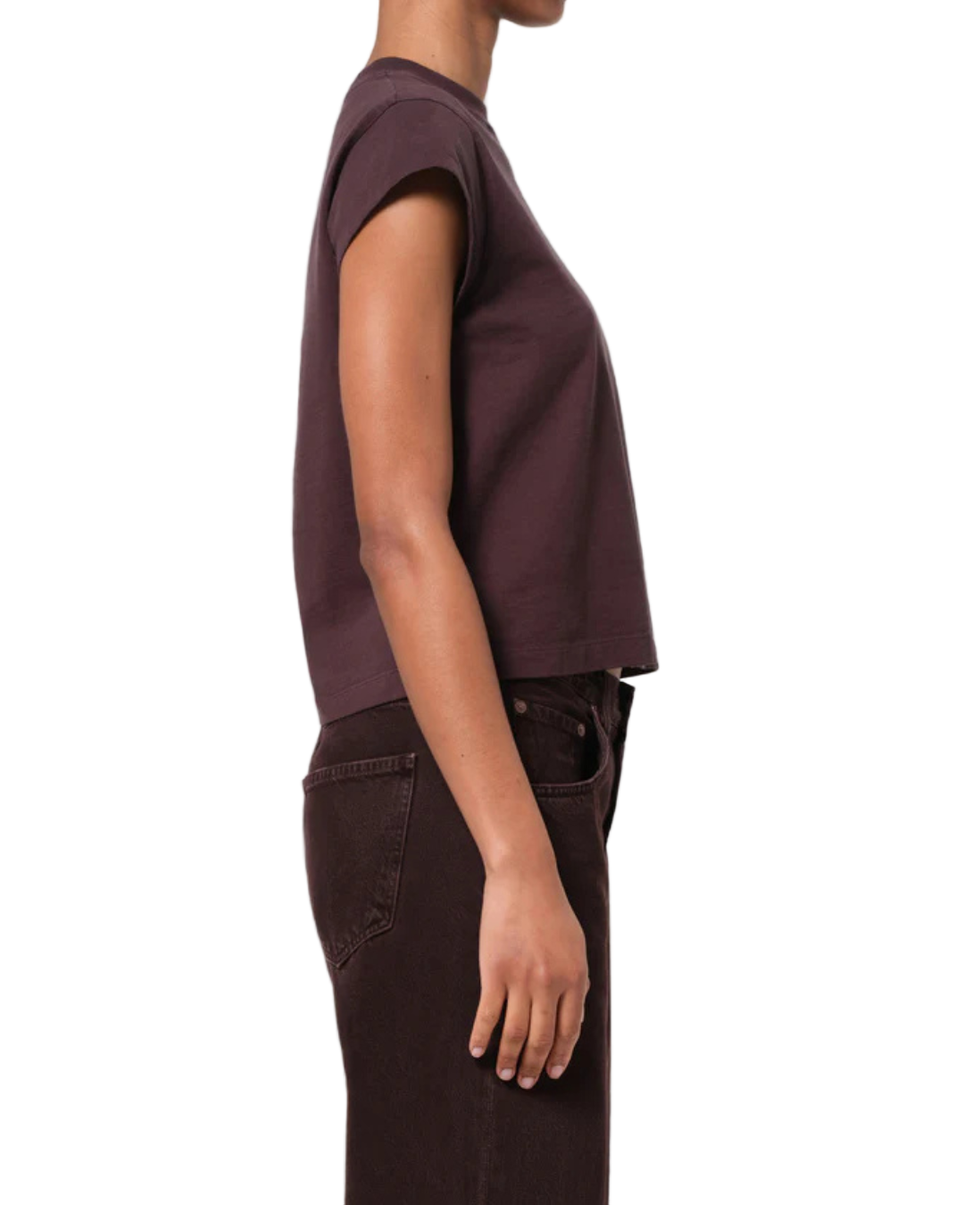 Bryce Cap Sleeve Tee in Root