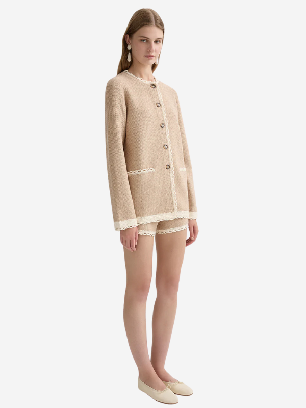 Willow Cardigan in Taupe