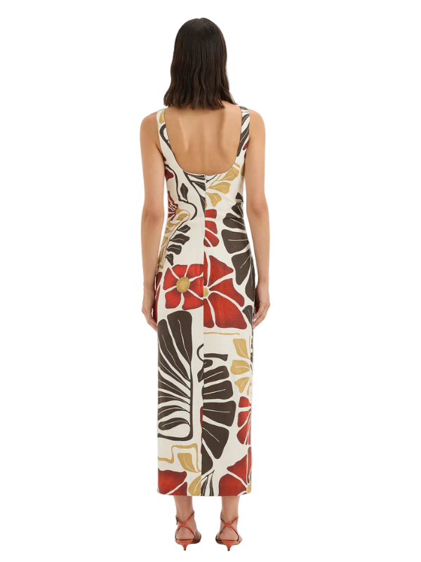 Julietta Balconette Midi Dress