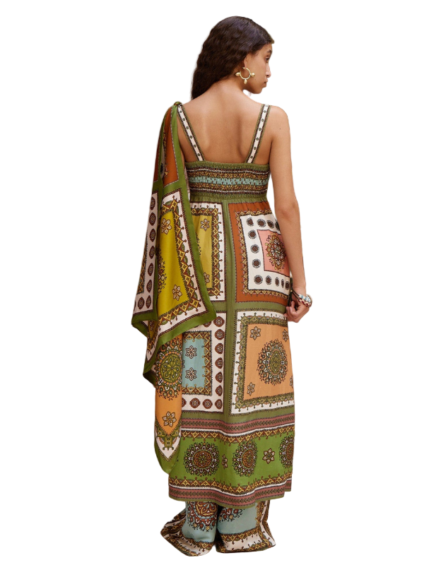 Contina Day Dress in Multi