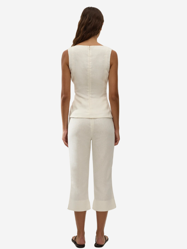 Valeria Capri in White