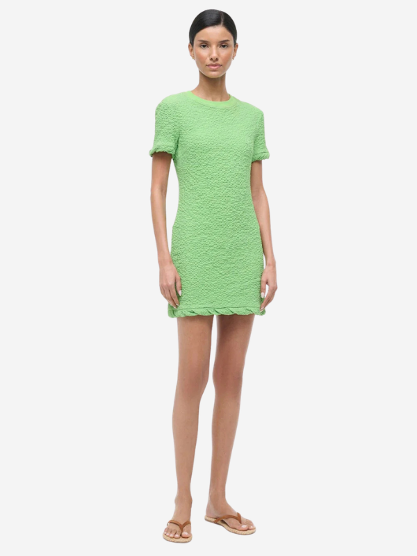 Delia Dress in Sprout by Staud – ZOË Delia Dress in Sprout by Staud – ZOË