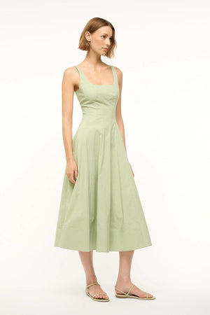 Wells Dress in Pale Jade