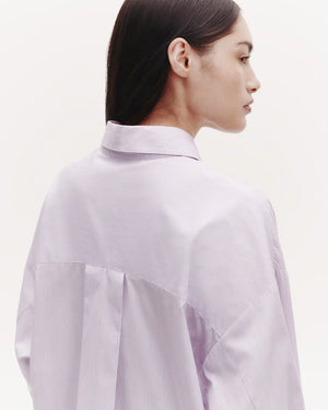 New Earl Shirt in White/Purple