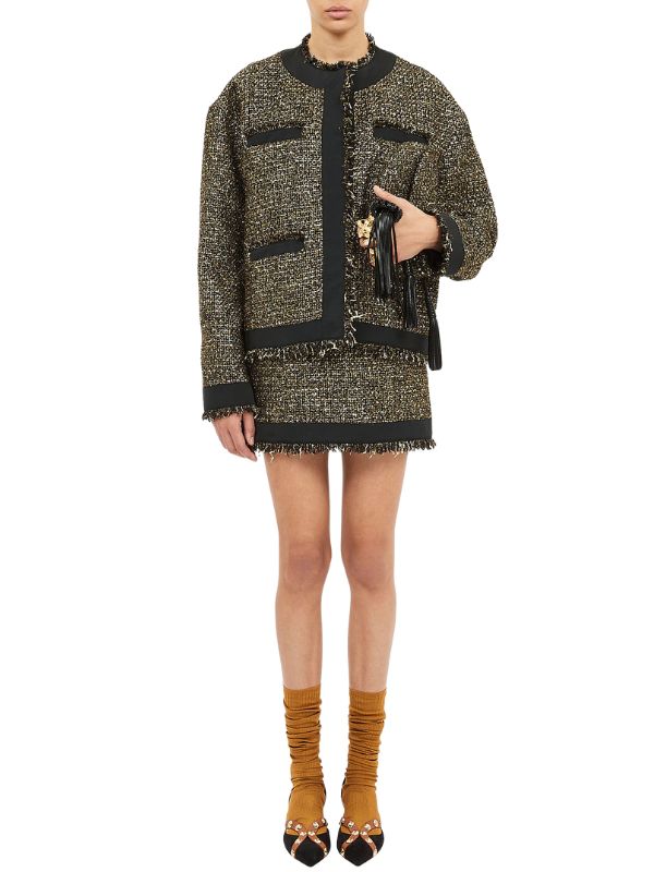 Carmella Tweed Coat in Tapestry