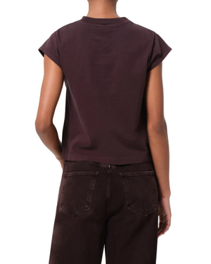 Bryce Cap Sleeve Tee in Root