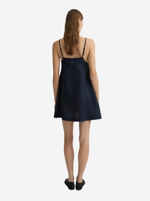 BONDI BORN | Leiden Flared Mini Dress - Navy | 1 BONDI BORN | Leiden Flared Mini Dress - Navy | 1