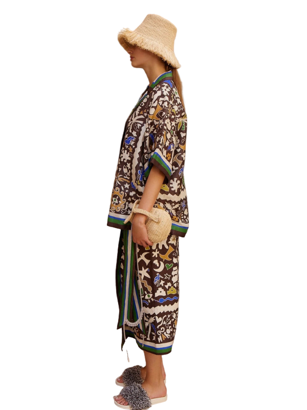 Maroc Relaxed Shirt in Multi