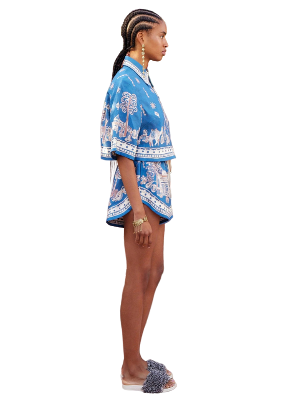 Acacia Short in Blue