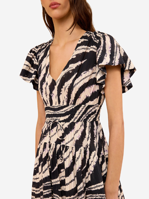 shibori dress designs Tie dye halter dress with split