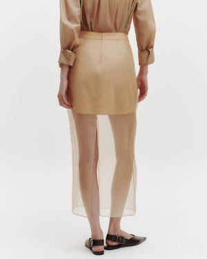 Sylkie Skirt in British Khaki