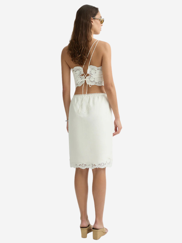 Darya One Shoulder Top in Cream