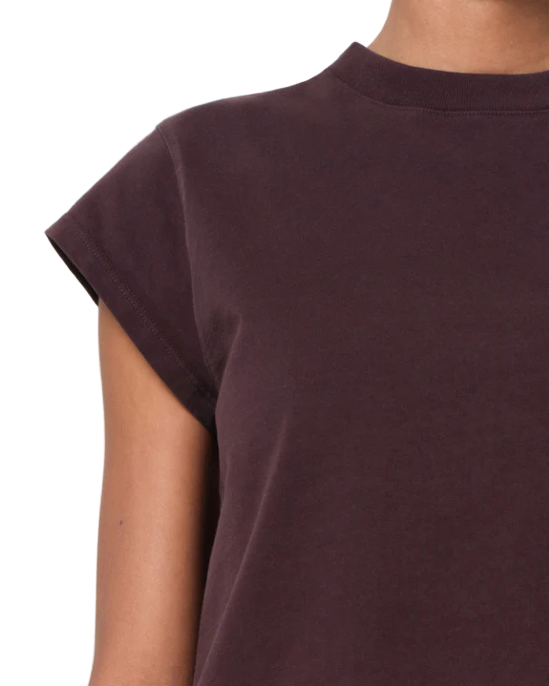Bryce Cap Sleeve Tee in Root
