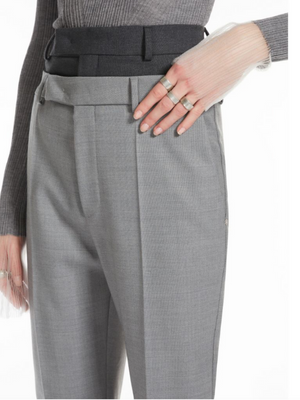 Lince Trouser in Light Grey