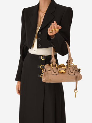 美品 chloe paddington ミニバッグ アクセサリーポーチ Chloé Small Paddington Bag - Earthy Pink – ZOË