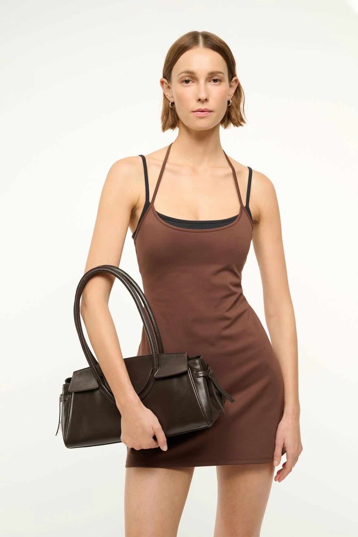 Maude Shoulder Bag in Espresso