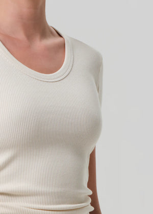 Citizens of Humanity Maude Tee in Pashmina displayed on a hanger, highlighting its stylish design.