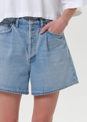 Rhoda Pleated A-line Short in Raft
